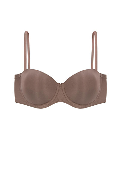 Weweus Rosali Non-Removable Strapless Micro Bra - Push Up, Padded - Basic - 2...