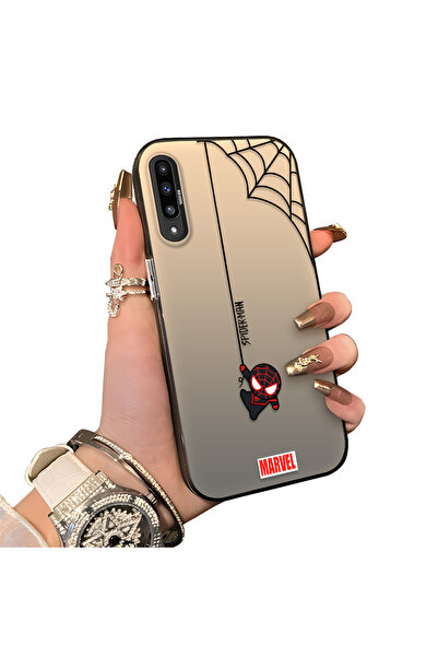 ucuc Samsung Galaxy A50/A50S/A30S Uyumlu Sert Akrilik Arka Silikon Kenar Lens...