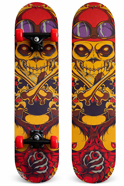 Sportaj 80 cm Kaykay Yeni Başlayan için 10 Yaş Ve Üzeri Zımparalı Yüzey 7 Kat...