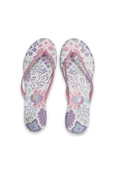 Tkees Tk-2023 Parmak Arası Pembe Kadın Terlik