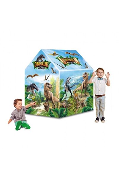 Noname Cort Casuta pentru baieti Lumea Dinozaurilor, 103x69x93 cm