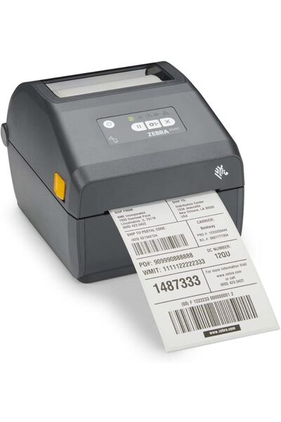 Zebra Technologies طابعة حراري مباشرة ZD421 - دقة 203 نقطة في البوصة، بلوتوث ...
