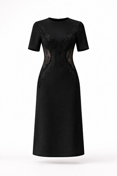 HAZELANNA Σετ Δαντέλα μαύρων φορεμάτων premium