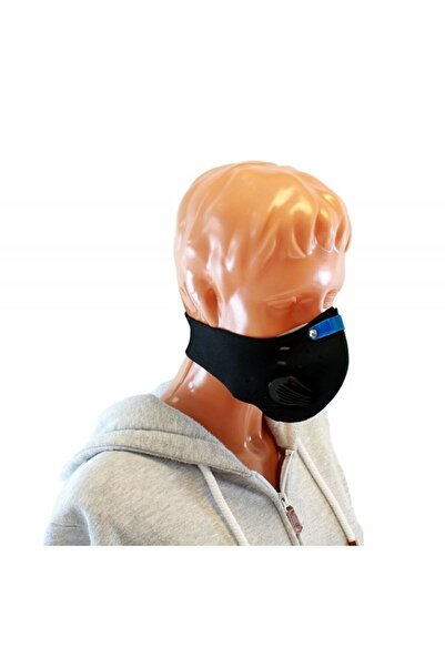 OEM Μάσκα προστασίας από τη σκόνη, αντικαταστάσιμα φίλτρα, 53 x 15cm, μαύρη