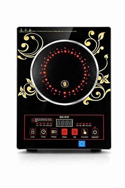 CM Global Store Tek Gözlü Ocak 5000W Elektrikli Cam Seramik Dokunmatik Zaman ...