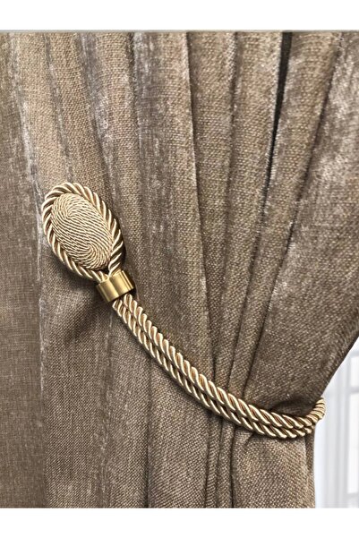 CARMEN ROSE Lüx Fon ve Tül Perde Toplama Aparatı Mıknatıslı