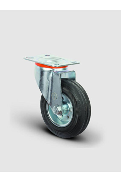 Emes EM01SPR125 Döner Tablalı Kauçuk Tekerlek Çap:125 Hafif Sanayi Tekerleği