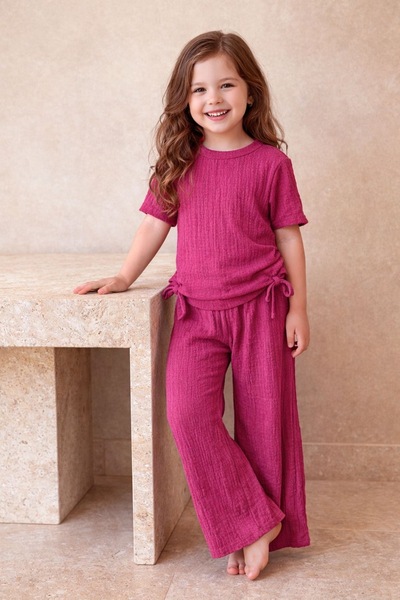 tunays shopping Set de pantaloni pentru fete, stil casual și elegant