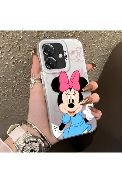CASEVIBE Oppo A3/A3X 4G/5G Compatible Stylish Minnie Mouse Patterned Shockpro...