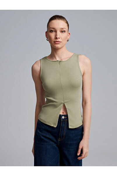 Dilvin 31764 Detalj sa rajsferšlusom Top-Çağla