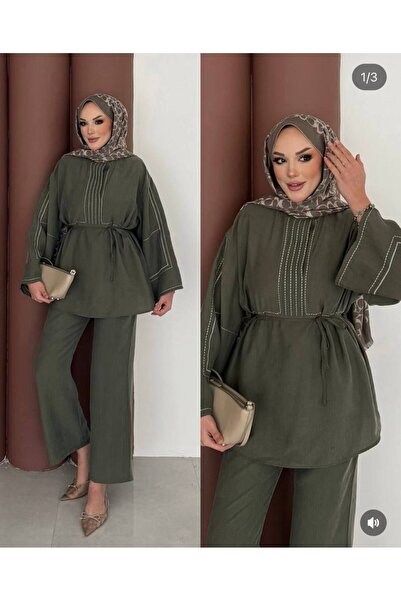 Butik KADIN nakışlı ikili takım