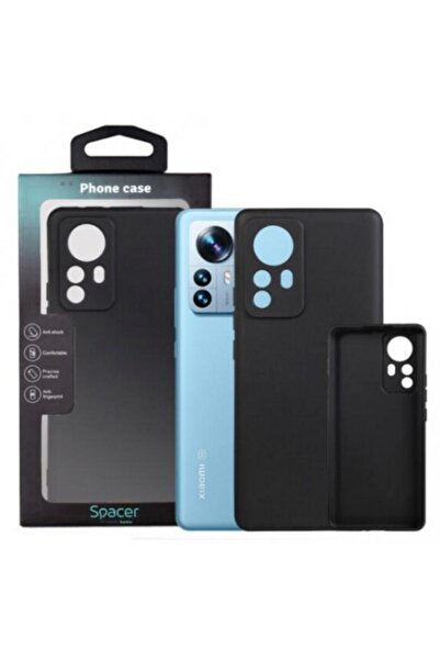 Spacer Protectie pentru spate SPPC-XI-12P-TPU pentru Xiaomi 12 Pro, Negru