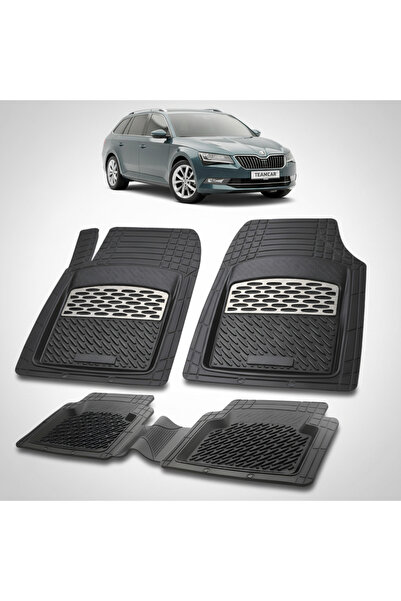 TEAMCAR Covorase Skoda Superb III Compatibile Combi 2015-2019 | Silver