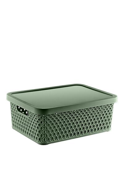 Smartware علبة كاتري متعددة الأغراض بغطاء 12 لتر