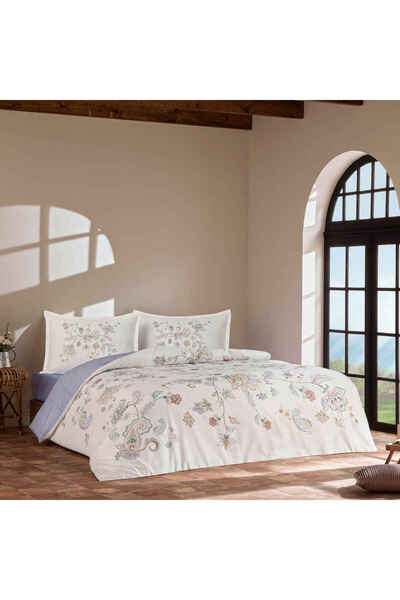 Linens Allday Monte Cotton Satin Single Duvet Cover Set Lilac