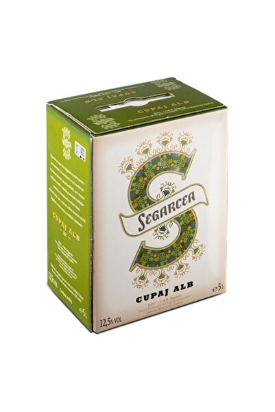 Domeniul Coroanei Segarcea Vin Alb Sec Cupaj Alb Bag in Box 3L