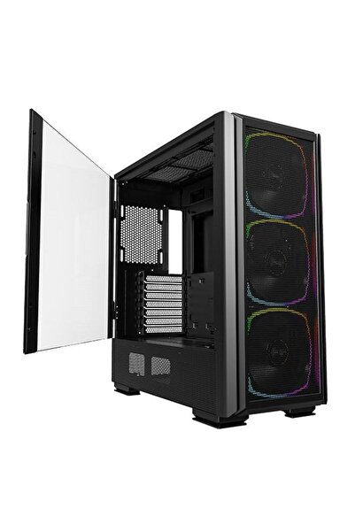 MONTECH Κουτί SKY TWO GX CAMTSKYTGXBK, Μεσαίος Πύργος, 3 ανεμιστήρες (Μαύρο)