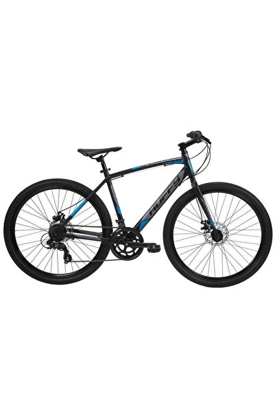 Huffy Bicicleta MTB Carom Gravel, roti 27.5", 14 viteze, cadru aluminiu (Negru)
