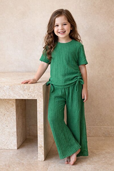 tunays shopping Set de pantaloni pentru fete, stil casual și elegant