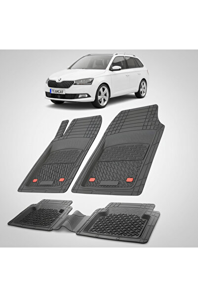 TEAMCAR Πατάκια δαπέδου συμβατά με Skoda Fabia III Combi Facelift 2018-2021 |...