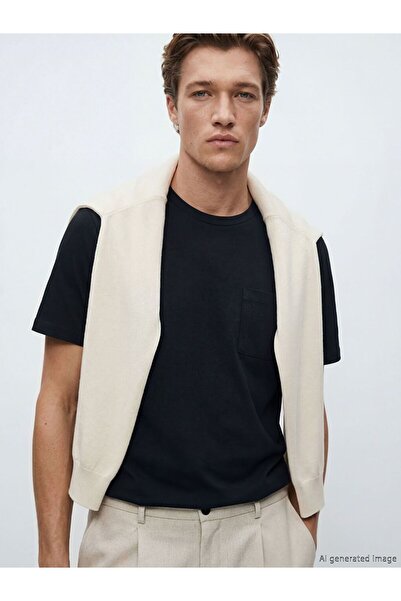 LC Waikiki طاقم الرقبة تي شيرت للرجال