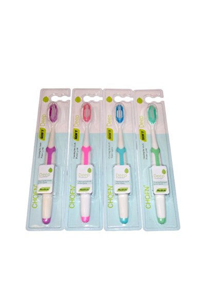 WDA فرشاة أسنان للتنظيف العميق - شعيرات ناعمة/متوسطة - مقبض مريح - فرشاة أسنا...