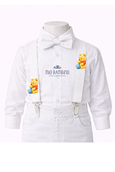 MİO BAMBİNO Winnie The Pooh Konsept Askı Papyon Özel Gün Doğum Günü Pantolon ...
