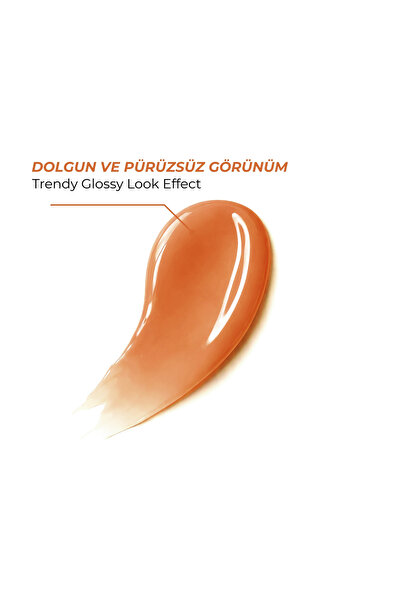 WIWIFY Lip Glowy Balm Peach Glaze Renkli Dudak Bakım, Parlatıcı, Nemlendirici, Dolgun Görünüm 13 ML