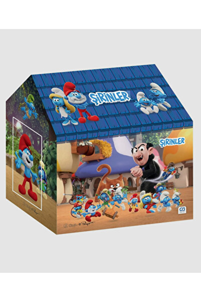BYZ TOYS Oyuncak Çadır Kral Şakir ve Şirinler Temalı Oyun Çadırı(belirtilen f...