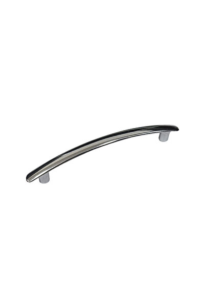 flores Furniture handle, metal, Elif, length 121 mm, hole distance 96 mm, shi...
