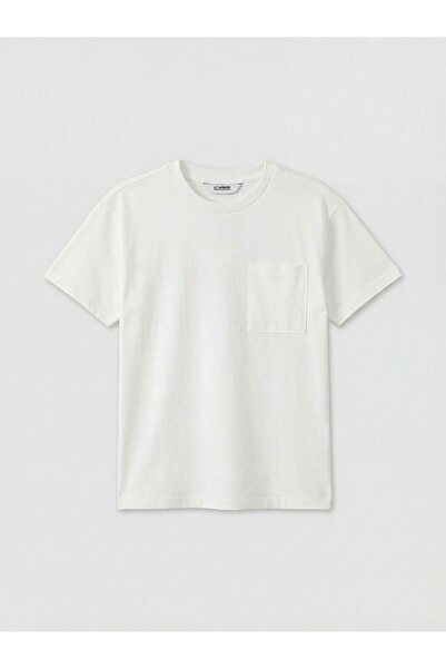 LC Waikiki okrugla kragna Sa džepovima Dečija majica