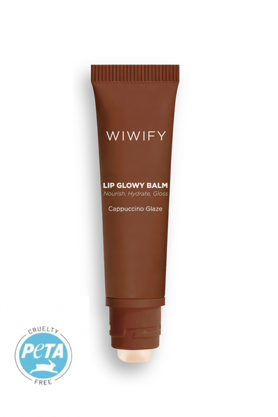 WIWIFY Lip Glowy Balm Cappuccino Glaze Renkli Dudak Bakım, Parlatıcı, Nemlend...