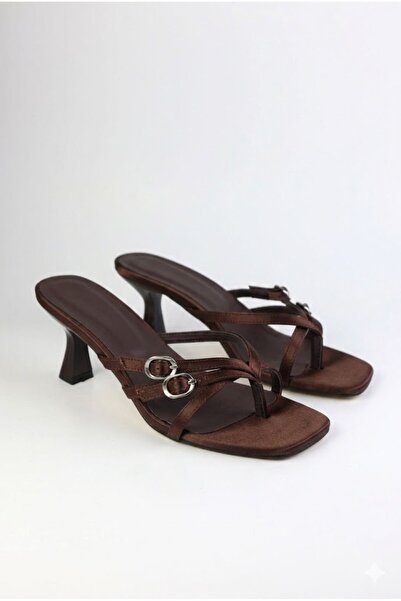 wolfcity Ženske satenske duple Sa detaljem kopče japanke sa niskim potpeticam...