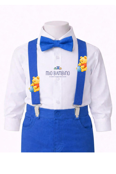 MİO BAMBİNO Winnie the Pooh Concept Hanger Bow Tie Special Day Birthday Pants...