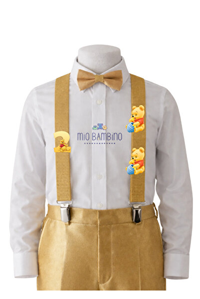 MİO BAMBİNO Winnie The Pooh Konsept Askı Papyon 2 Yaş Özel Gün Doğum Günü Pan...
