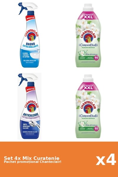 Chanteclair Set of 4 Chanteclair Cleaning Mix: Classic, Scented, White Musk