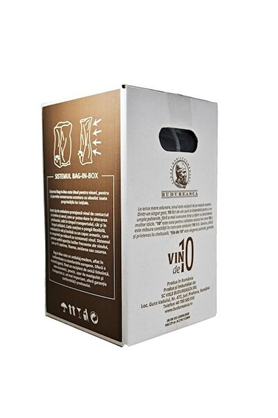 Budureasca Rose Demisec, Geantă in Box 10 L
