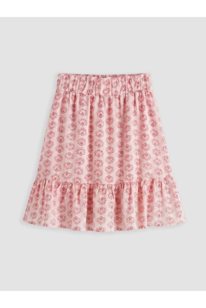 LC Waikiki LCW Kids Girl's Patterned Elastic Waist Skirt