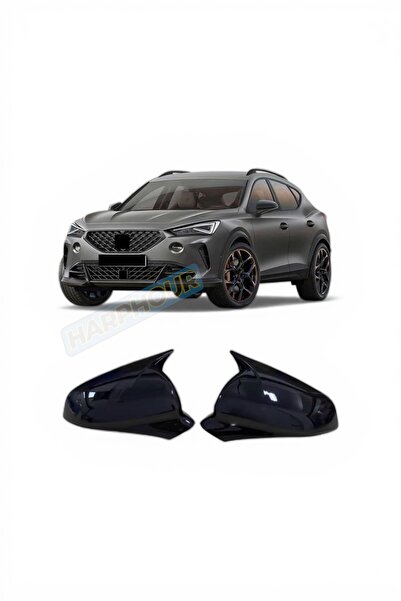 Harphour Cupra Formentor 2022-2024 Uyumlu Ayna Kapağı İthal Yarasa Pianoblack...