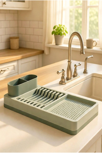 FH finehome Sunny Tezgah Üstü Bulaşıklık Yeşil