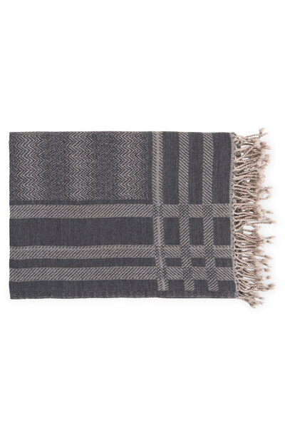 DECOMEX Blanket LUXURY WOOL 4 130x170cm beige, gray