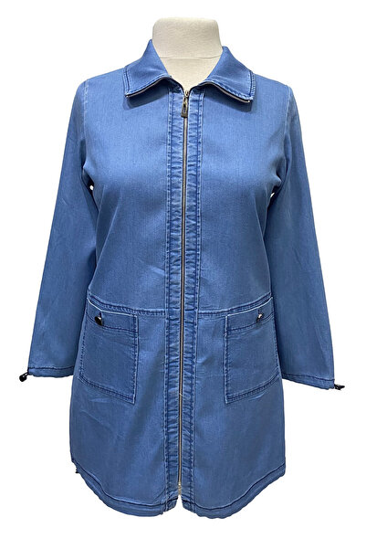 Giyinen Mağazaları قبعة أدين ديفريك ياكا بسحّاب أمامي زوجًا من قبعات الدنيم ب...