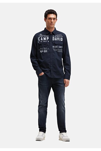 Camp David Hemd Cabo Verde Langarmhemd