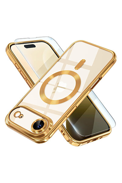 VERTEK Husa Luxury Magnetica, protectie camere, pentru iPhone 17 Air, Auriu