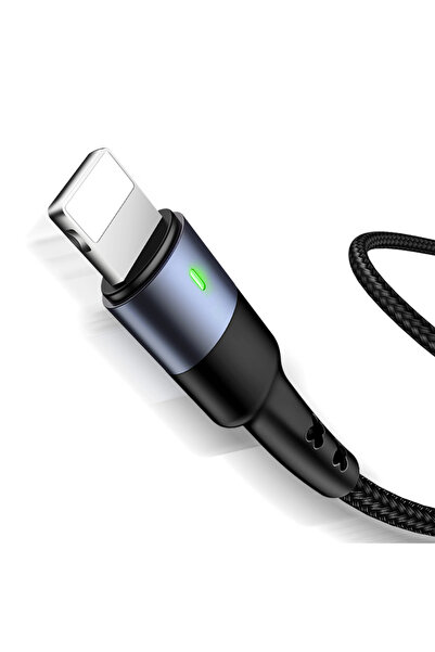 AT Performance Cablu de încărcare împletit USAMS 3-în-1, Lightning - USB-C - ...
