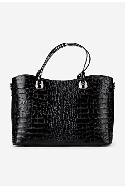 Dasha Women's office bag made of black genuine Leather
