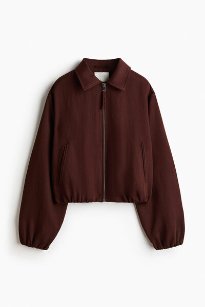 H&M Etek Ucu Balon Kesimli Oversize Ceket