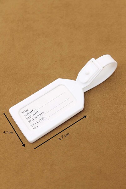 ERDAL DERİCİLİK Ένα λευκό χρώμα Θήκη καρτών , i Με γκλίτερ k, ετικέτα για βαλ...