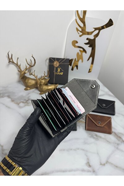 SANAT 100% originalan Crazy Koža Legacy ručno izrađen harmonika Držač za kart...