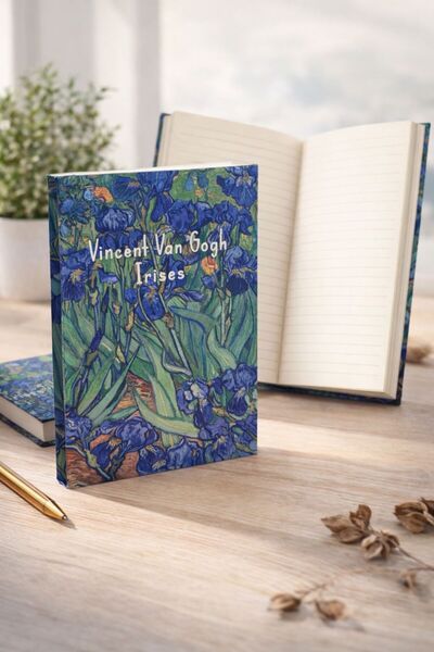 4nio Твърда корица с шарки и линии